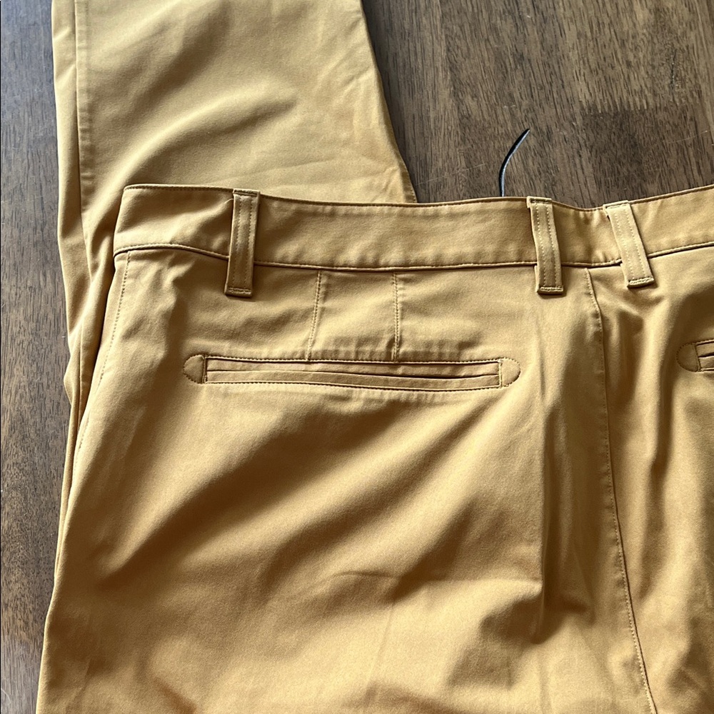 Men's Tan/Gold Rhône commuter Pants 35 x 32 - Picture 6 of 6